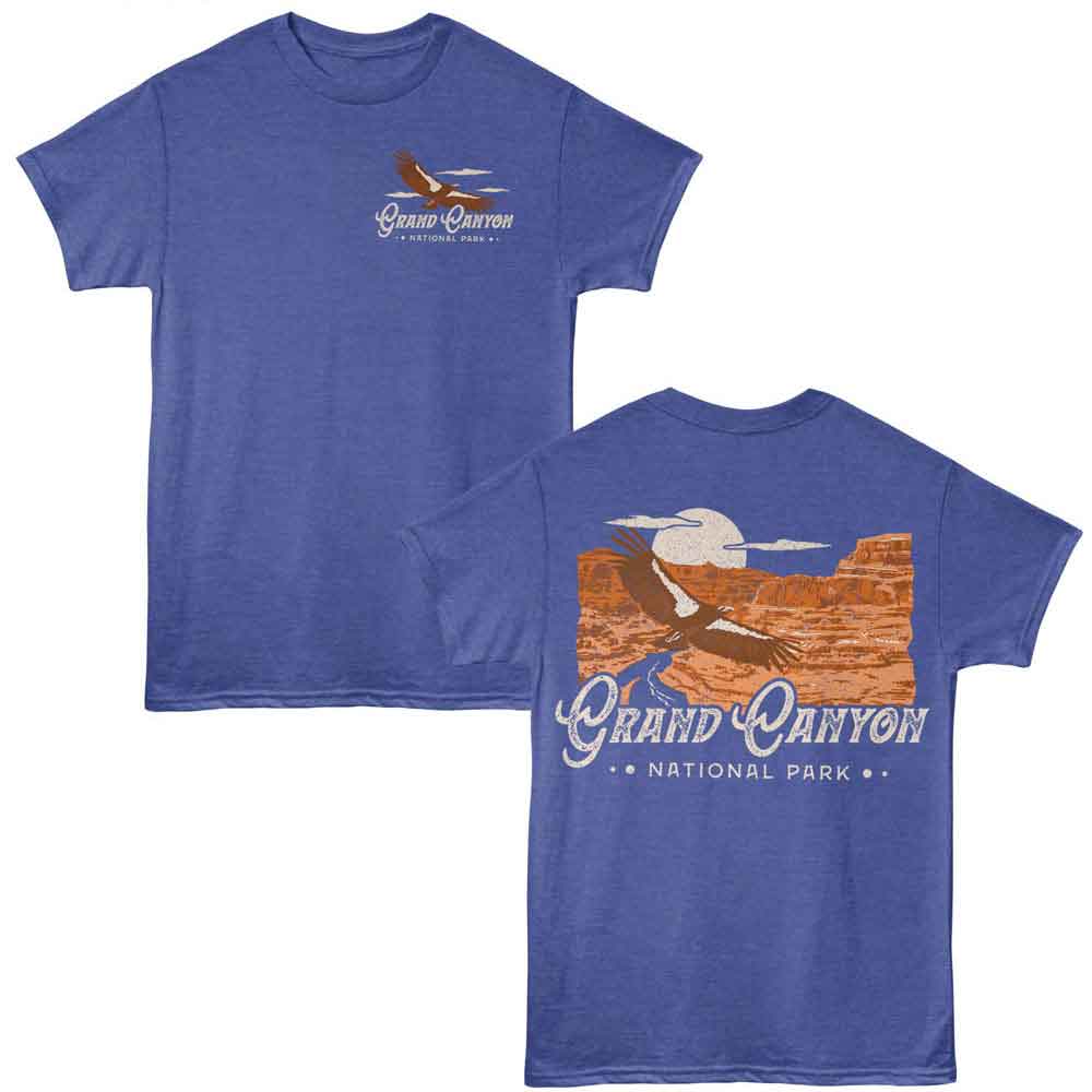 Lantern Press - GRAND CANYON BIRD F B Adult Shirt