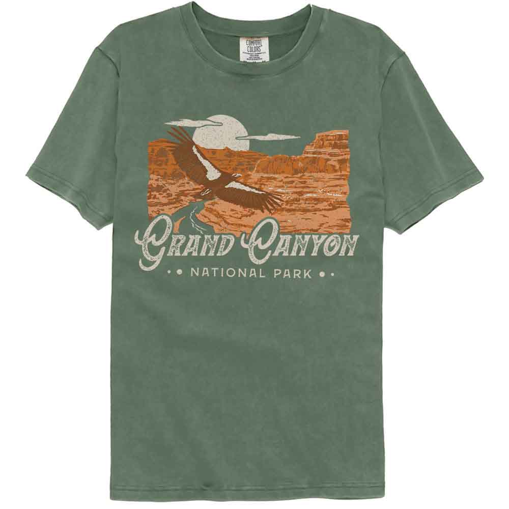 Lantern Press - GRAND CANYON BIRD Adult Shirt