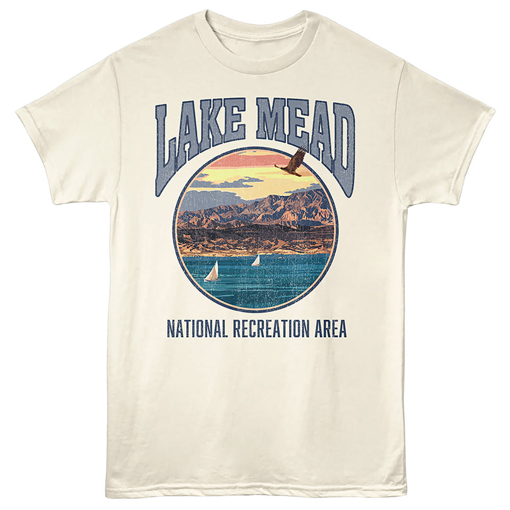 Lantern Press - LAKE MEAD CIRCLE Adult Shirt