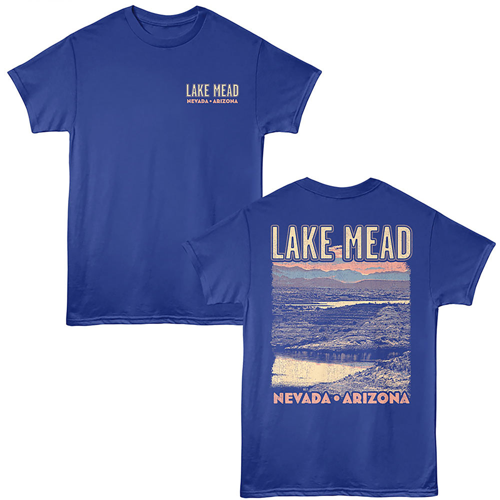 Lantern Press - PASTEL LAKE MEAD F B Adult Shirt