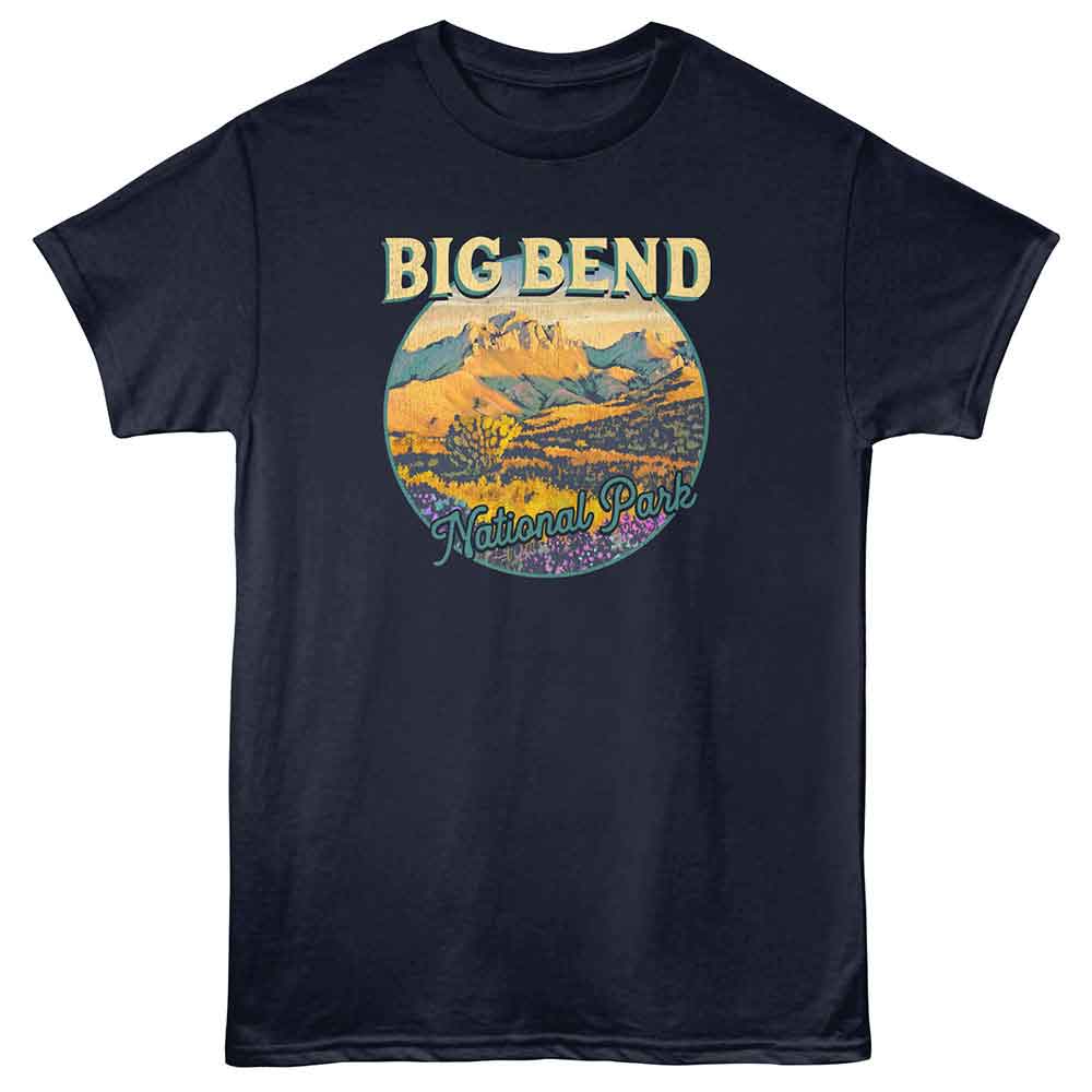 Lantern Press - BIG BEND PAINTING Adult Shirt