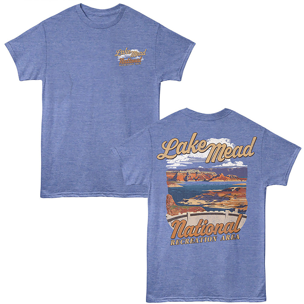 Lantern Press - LAKE MEAD DAM F B Adult Shirt