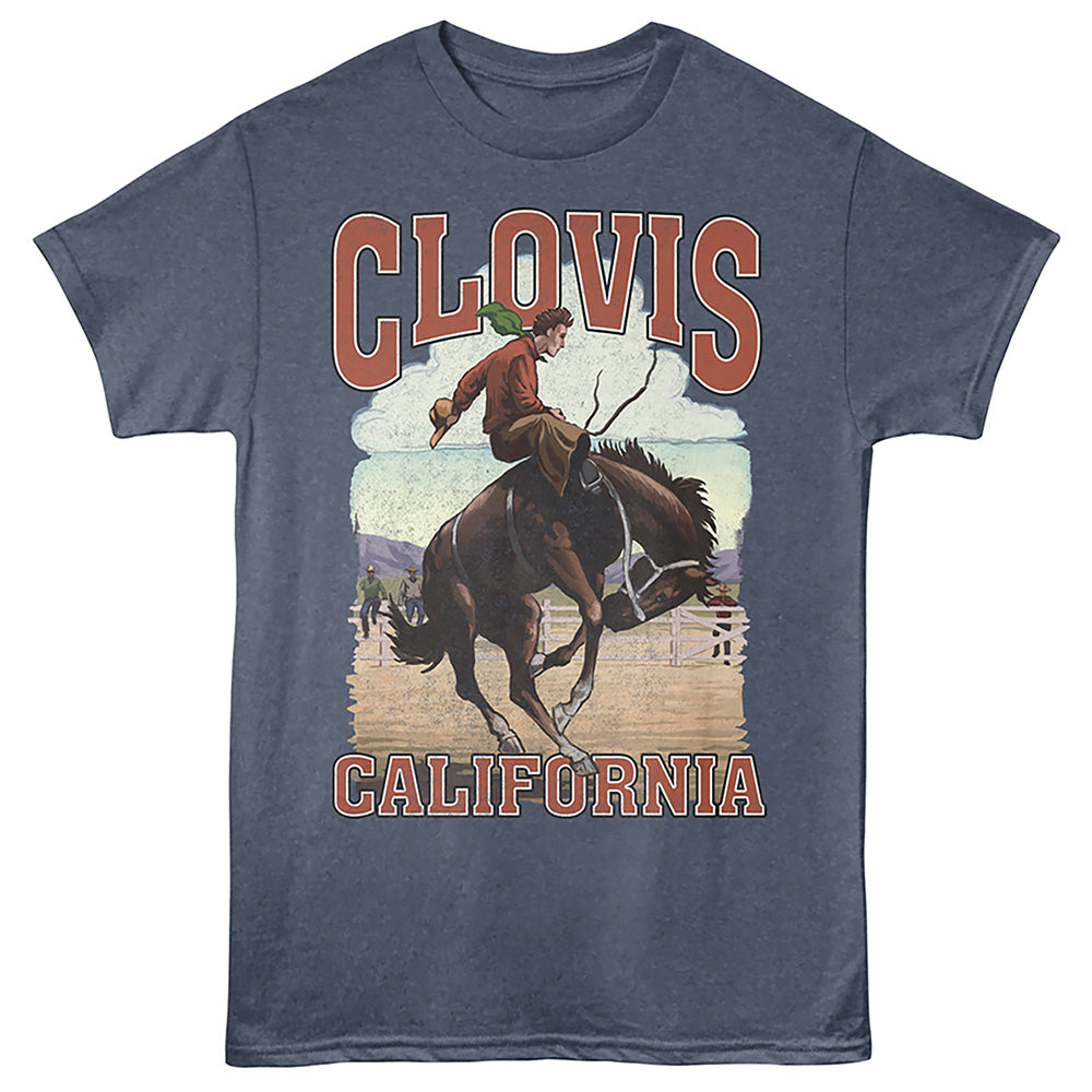 Lantern Press - CLOVIS COWBOY Adult Shirt