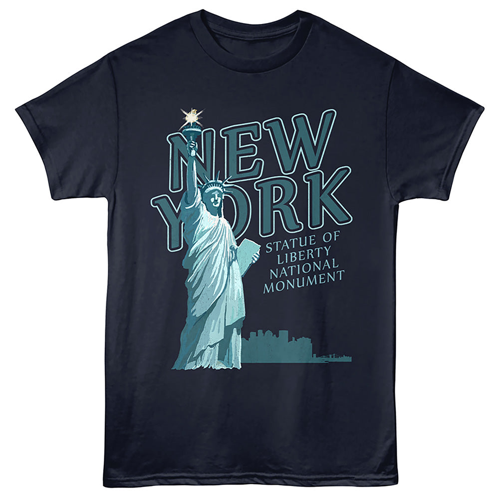 Lantern Press - STATUE OF LIBERTY Adult Shirt