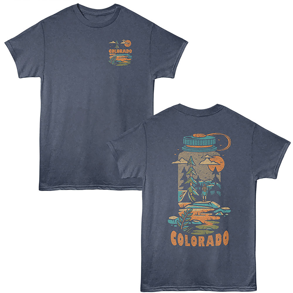 Lantern Press - COLORADO WATER BOTTLE Adult Shirt