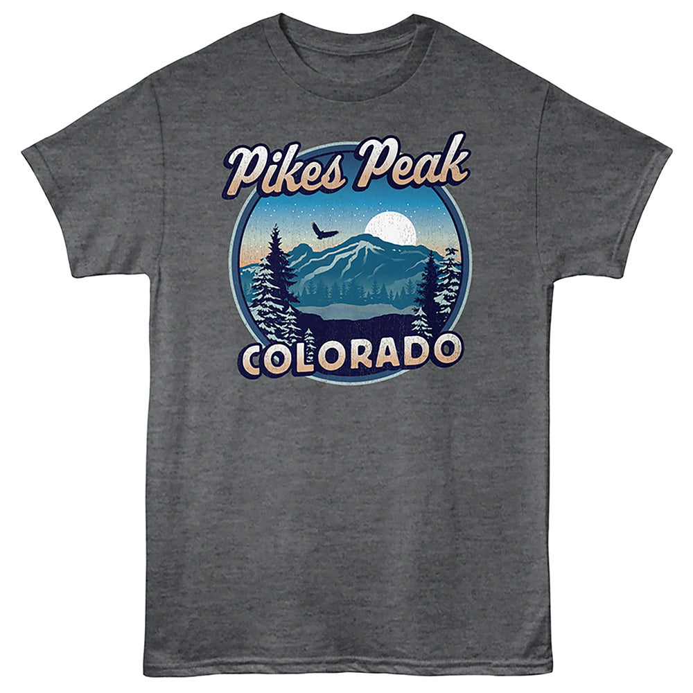Lantern Press - PIKES PEAK CIRCLE Adult Shirt