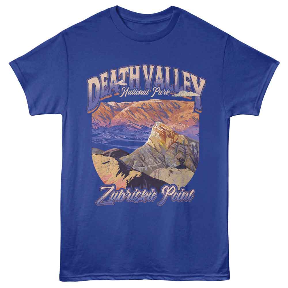 Lantern Press - ZABRISKIE POINT Adult Shirt
