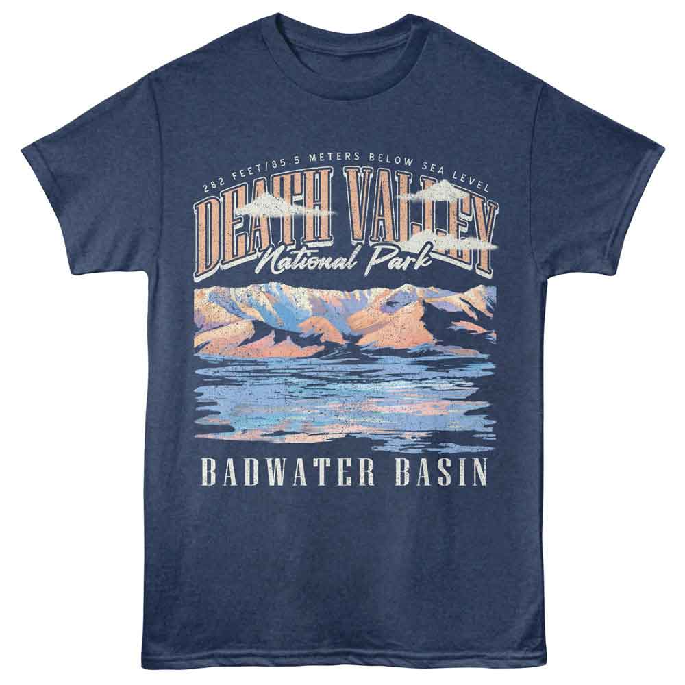 Lantern Press - BADWATER BASIN Adult Shirt
