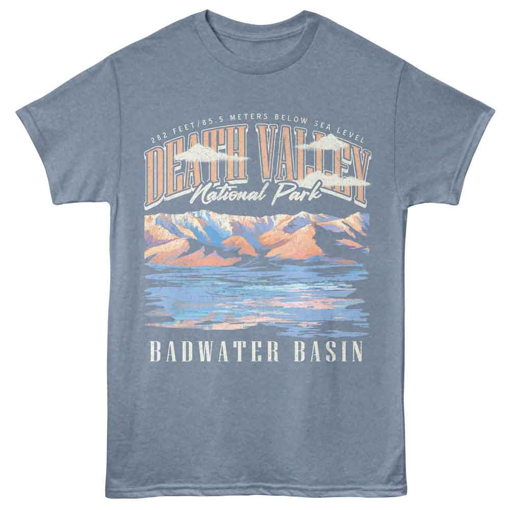 Lantern Press - BADWATER BASIN Adult Shirt