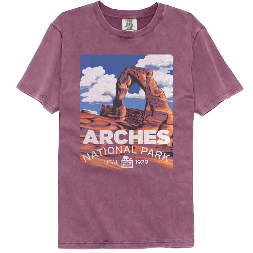 Lantern Press NPCA - ARCHES UTAH 1929 Adult Shirt