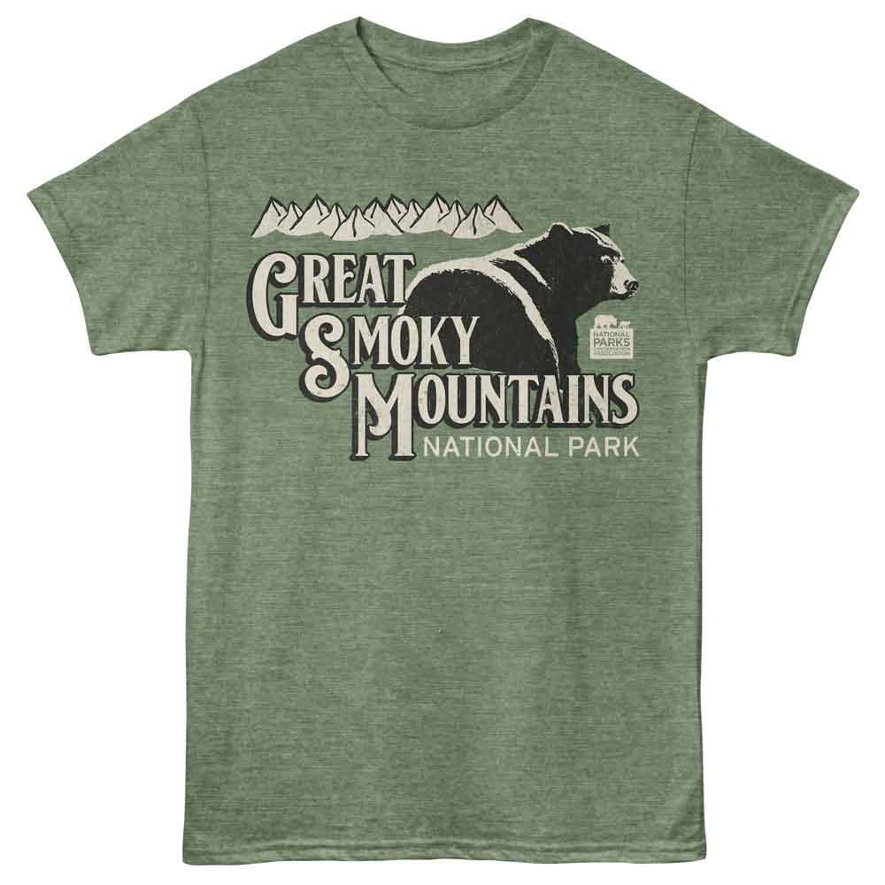 Lantern Press NPCA - LOUNGING BEAR Adult Shirt