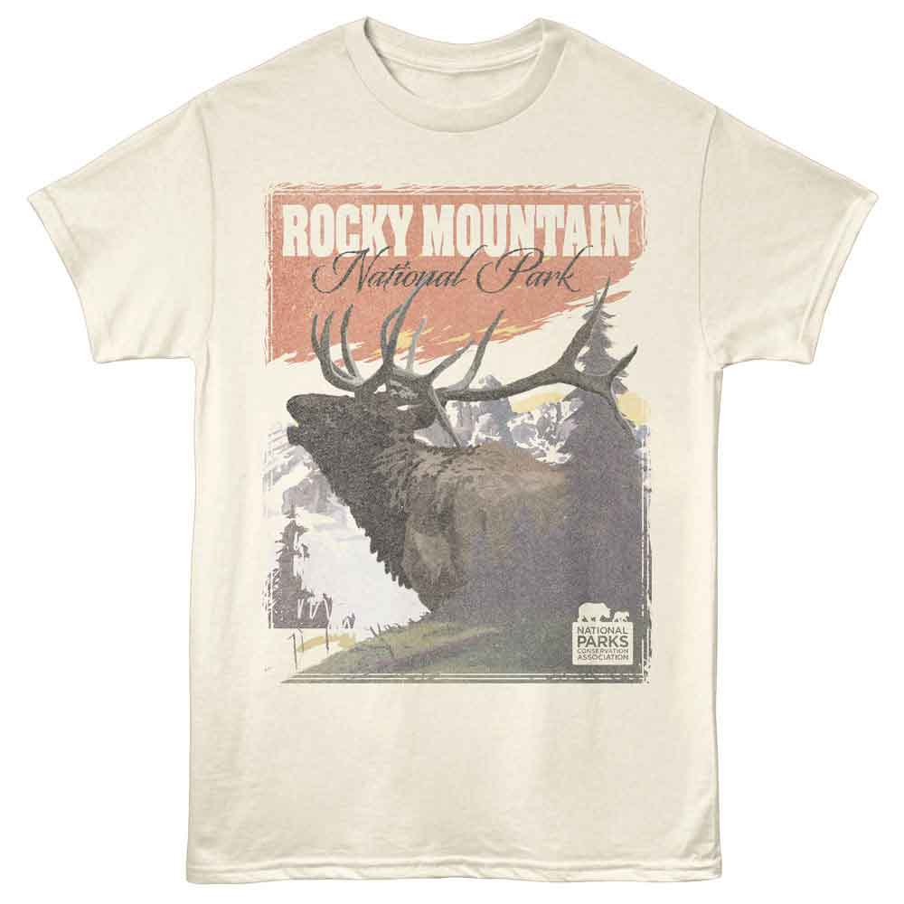 Lantern Press NPCA - RMNP ELK Adult Shirt