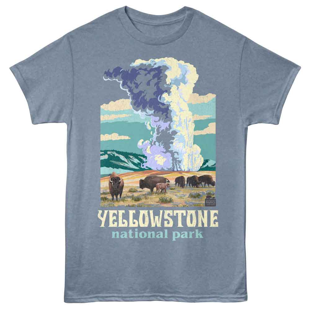 Lantern Press NPCA - GEYSER AND GRAZE Adult Shirt