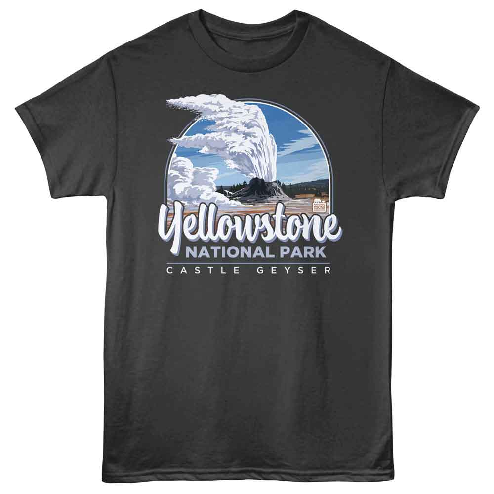 Lantern Press NPCA - CASTLE GEYSER CLOSEUP Adult Shirt