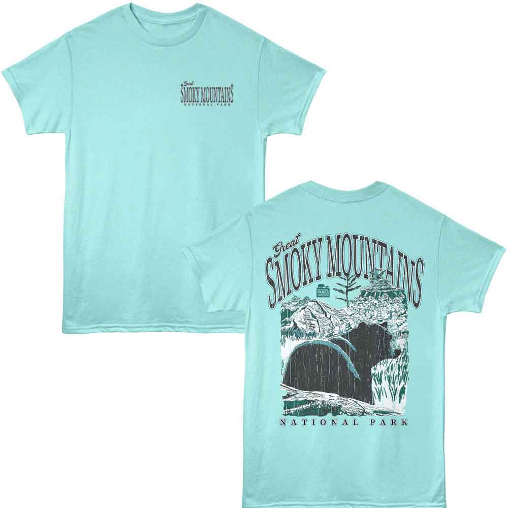 Lantern Press NPCA - SMOKY MOUTAINS BEAR F B Adult Shirt