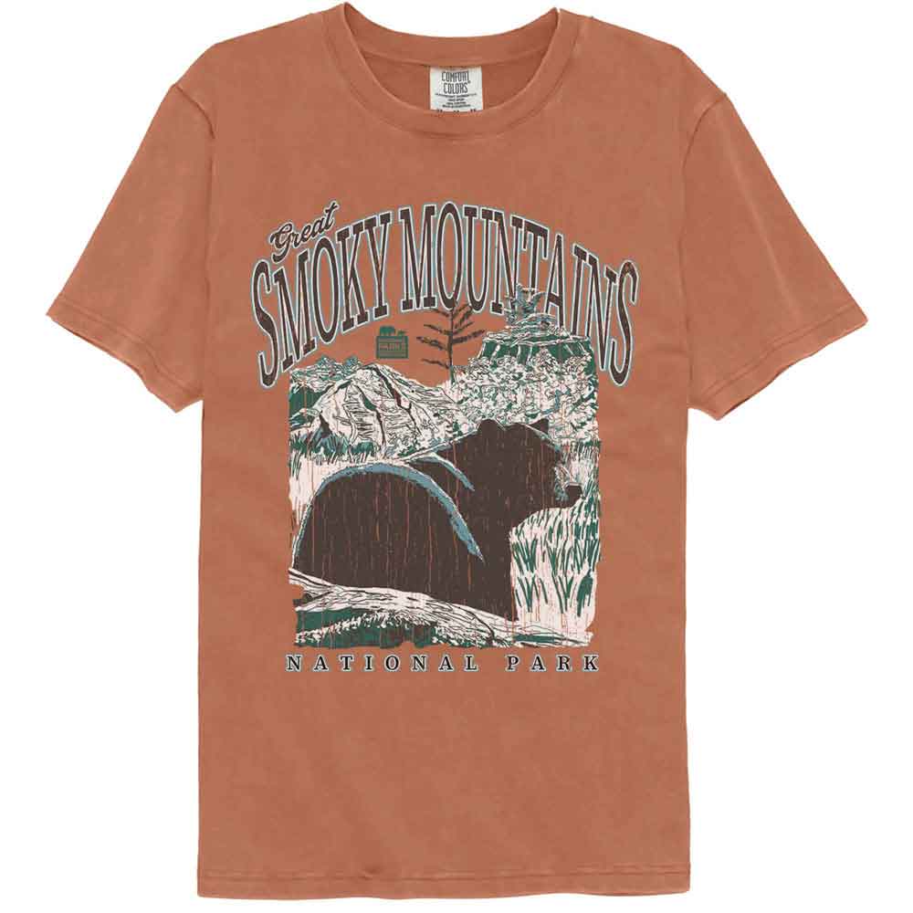 Lantern Press NPCA - SMOKY MOUNTAINS BEAR Adult Shirt