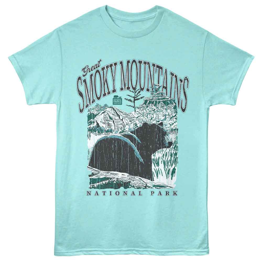 Lantern Press NPCA - SMOKY MOUNTAINS BEAR Adult Shirt