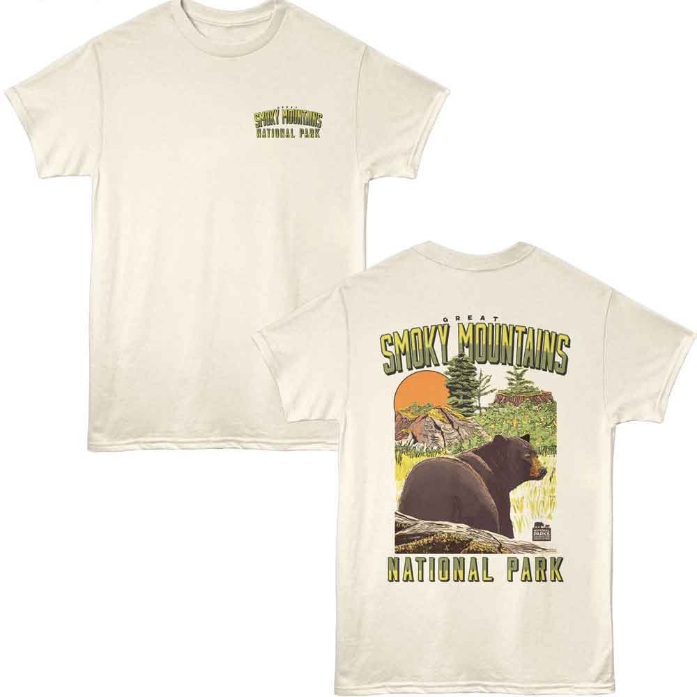 Lantern Press NPCA - BEAR LANDSCAPE F B Adult Shirt
