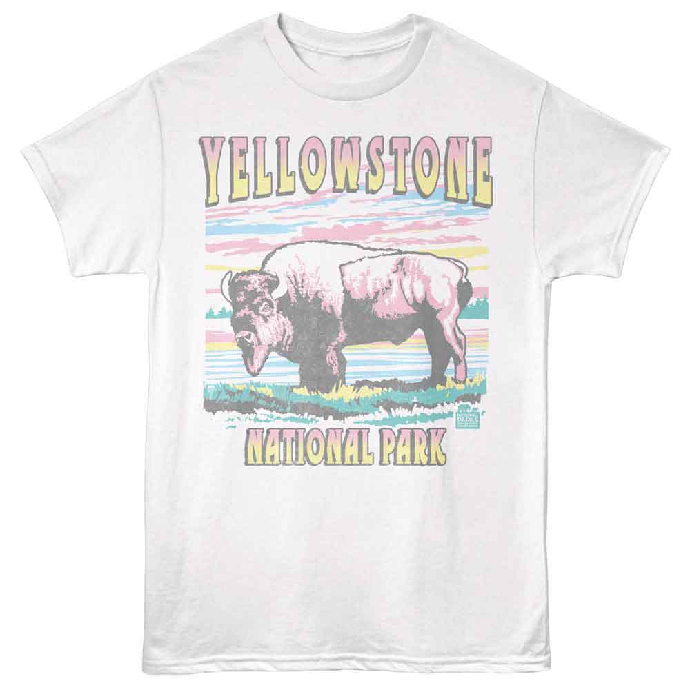 Lantern Press NPCA - PASTEL BUFFALO Adult Shirt