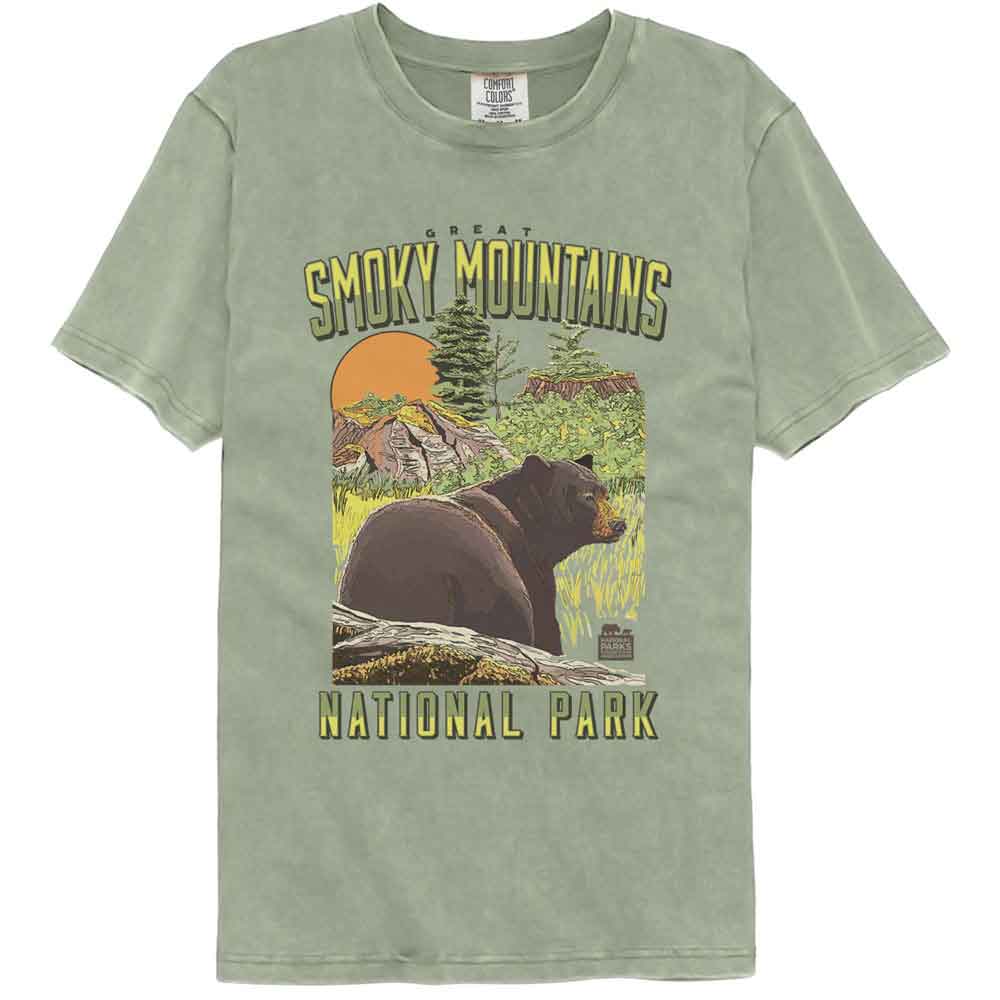 Lantern Press NPCA - BEAR LANDSCAPE Adult Shirt