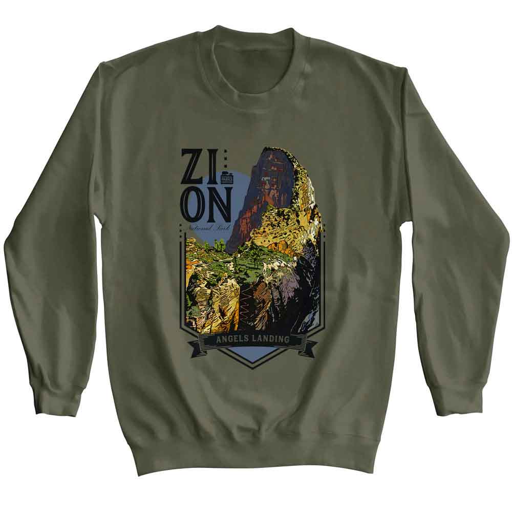 Lantern Press NPCA - ZION ANGELS LANDING Adult Shirt