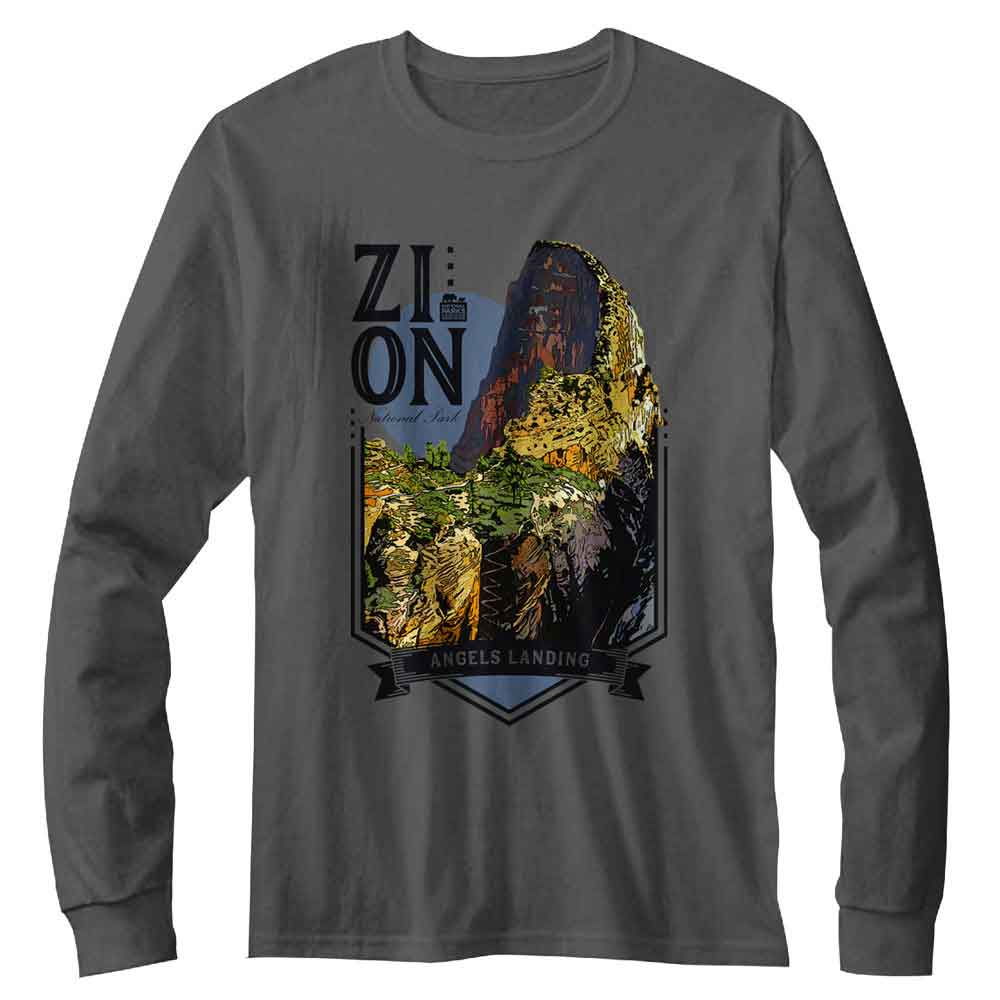 Lantern Press NPCA - ZION ANGELS LANDING Adult Shirt