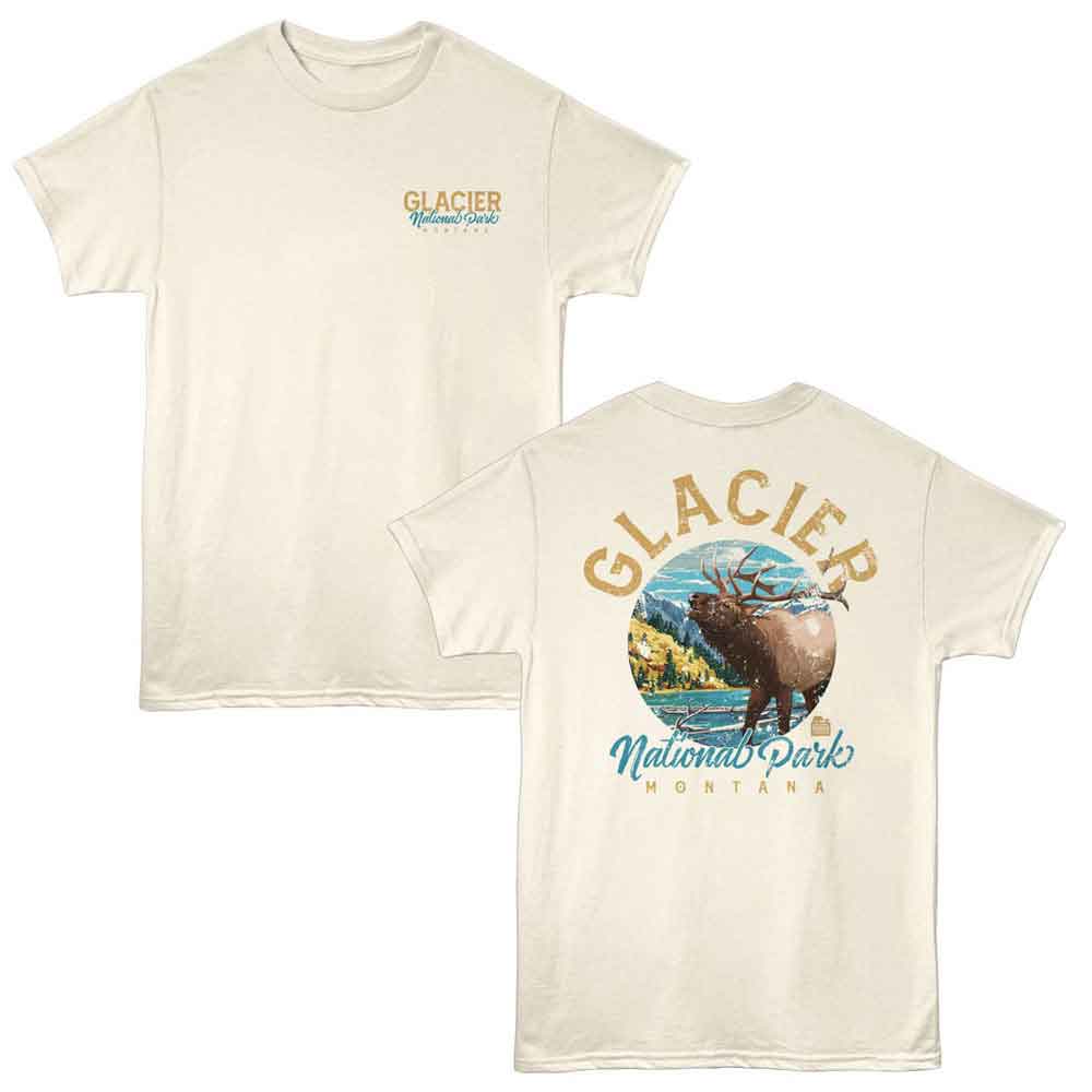 Lantern Press NPCA - GLACIER MOOSE CIRCLE Adult Shirt