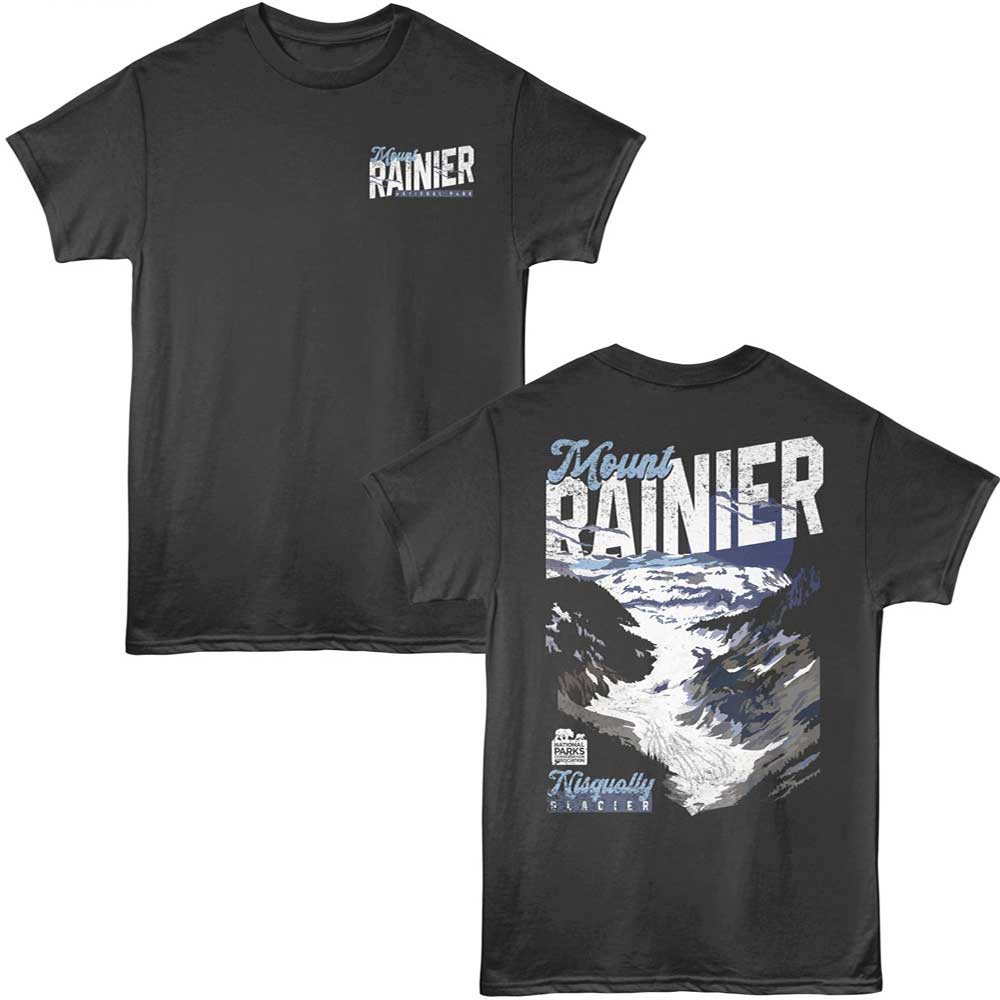 Lantern Press NPCA - MT RANIER NISQUALLY GLACIER Adult Shirt