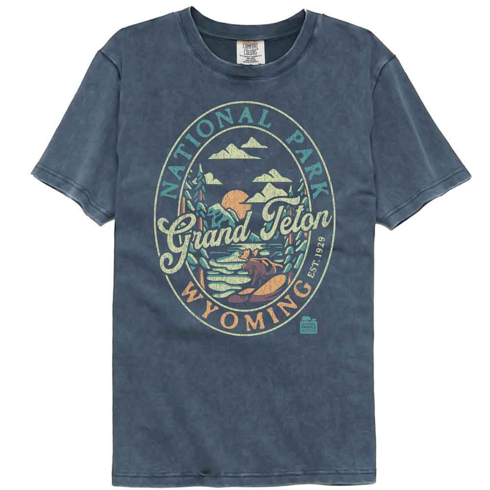 Lantern Press NPCA - GRAND TETON OVAL Adult Shirt
