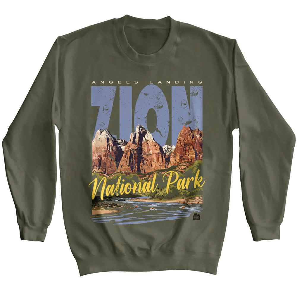 Lantern Press NPCA - ZION BACK MOUNTAIN Adult Shirt
