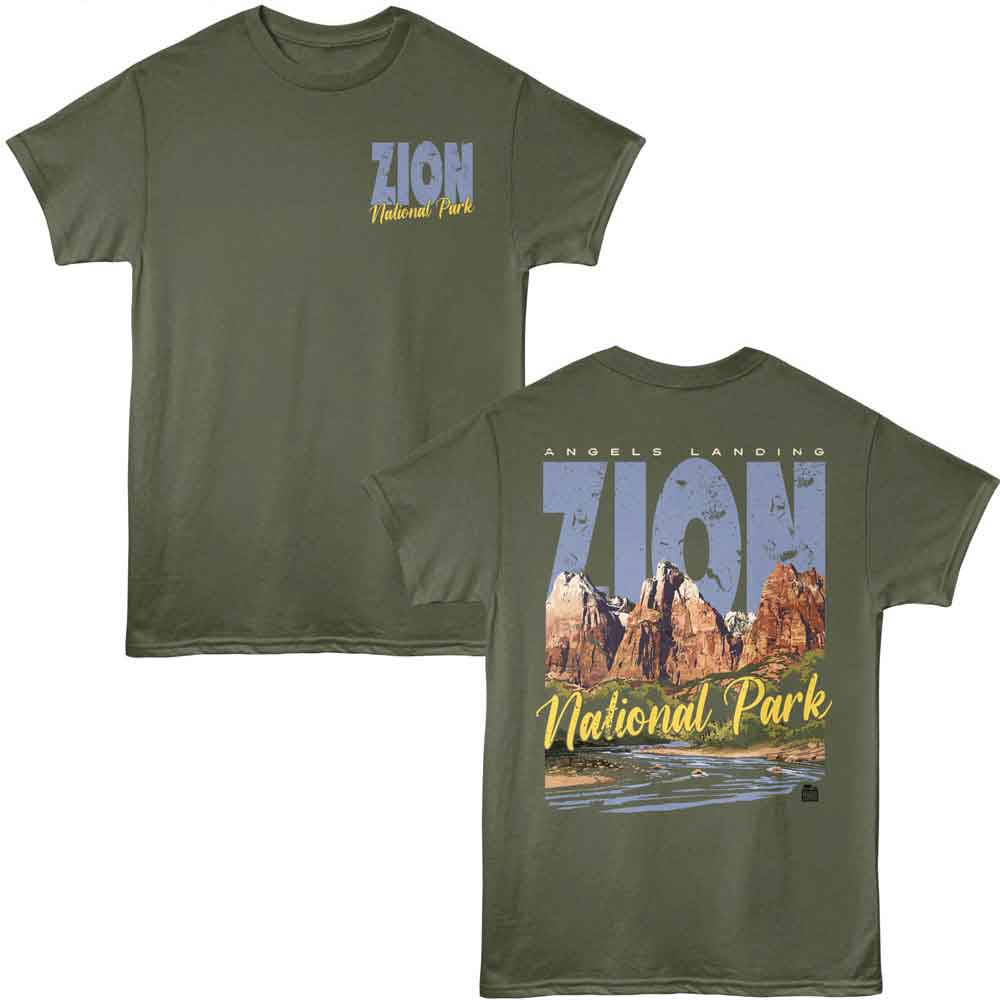 Lantern Press NPCA - ZION MTN F B Adult Shirt