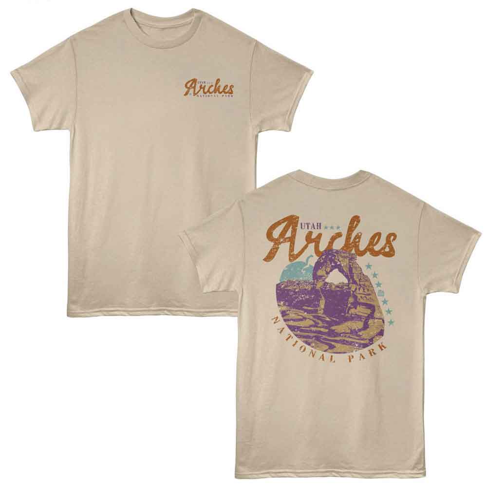 Lantern Press NPCA - ARCHES STAR BORDER F B Adult Shirt