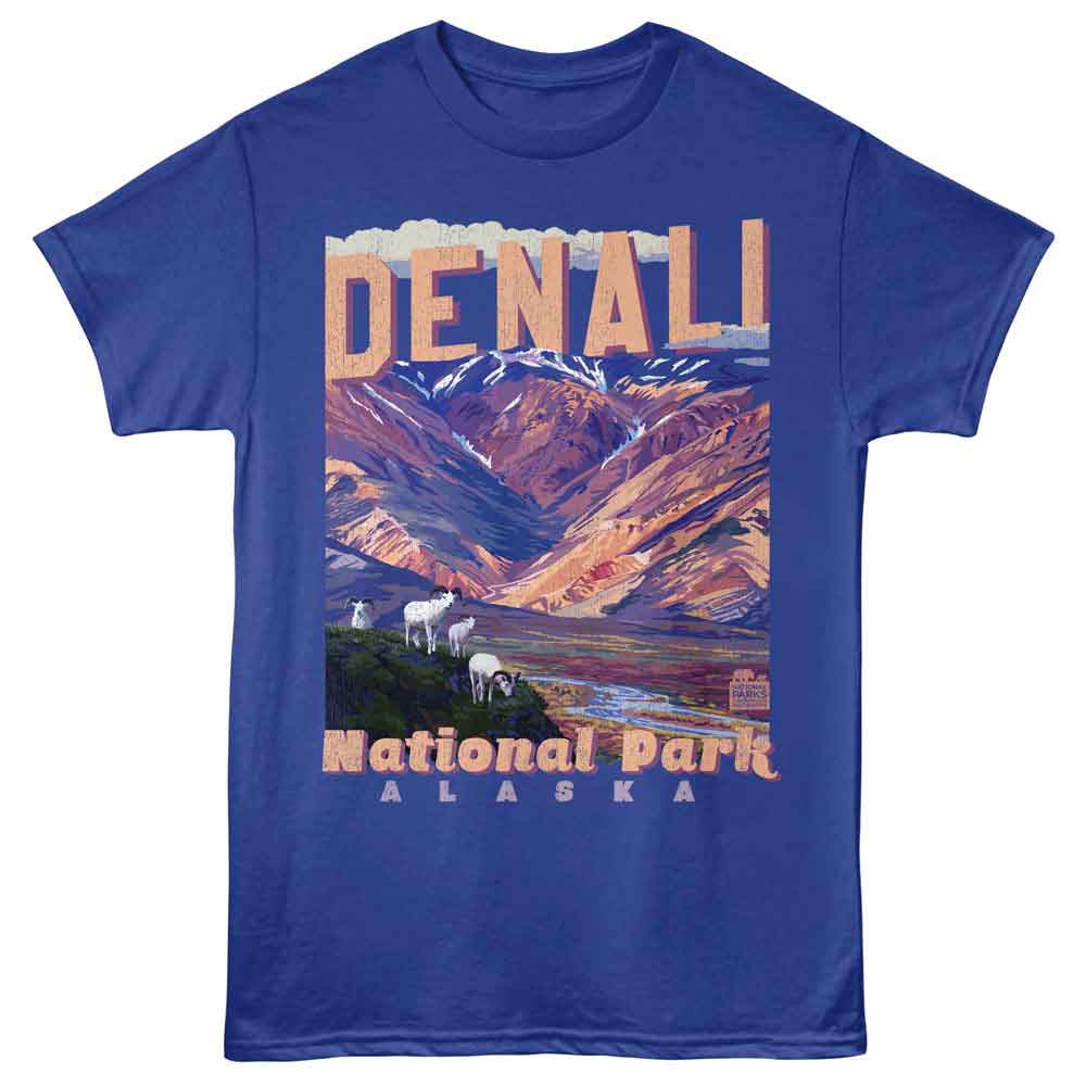 Lantern Press NPCA - DENALI BACK MTN Adult Shirt