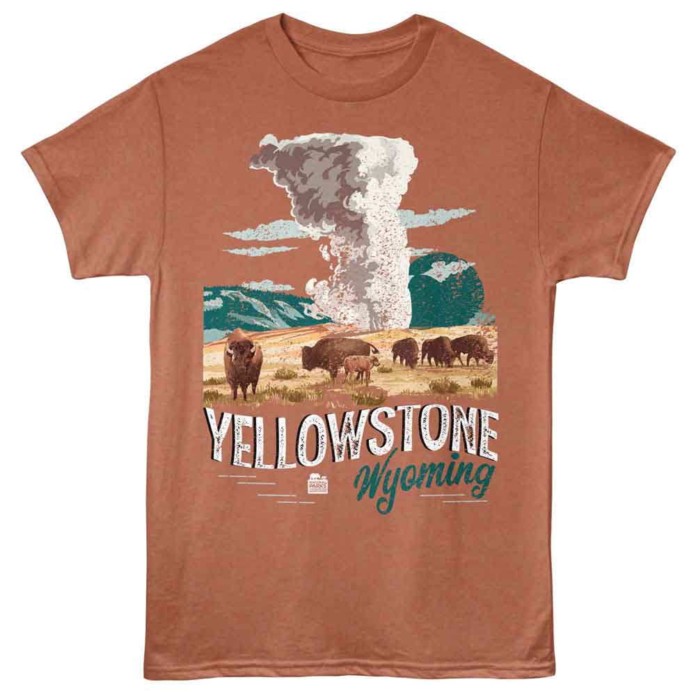 Lantern Press NPCA - CURVY YELLOWSTONE Adult Shirt