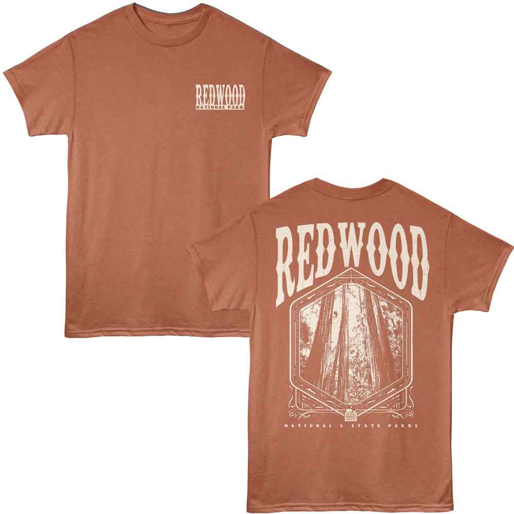 Lantern Press NPCA - REDWOOD NP TREES Adult Shirt