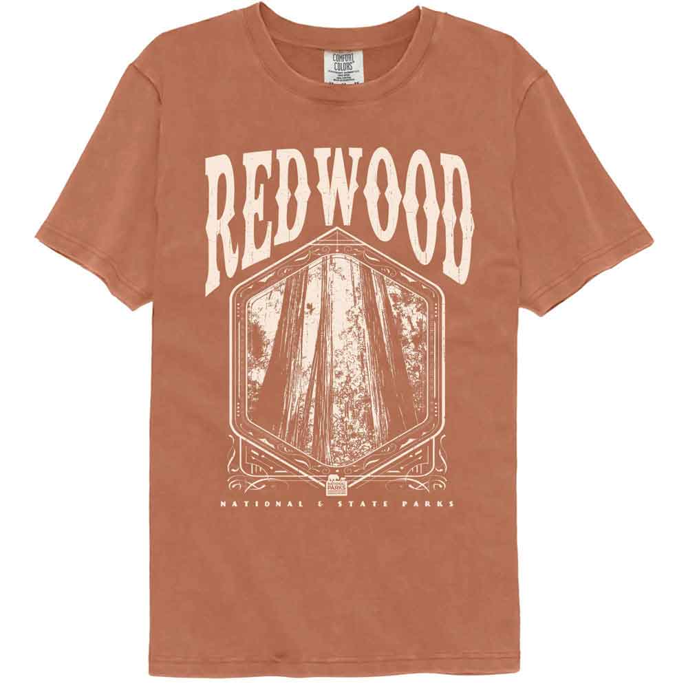 Lantern Press NPCA - REDWOOD NP TREES Adult Shirt