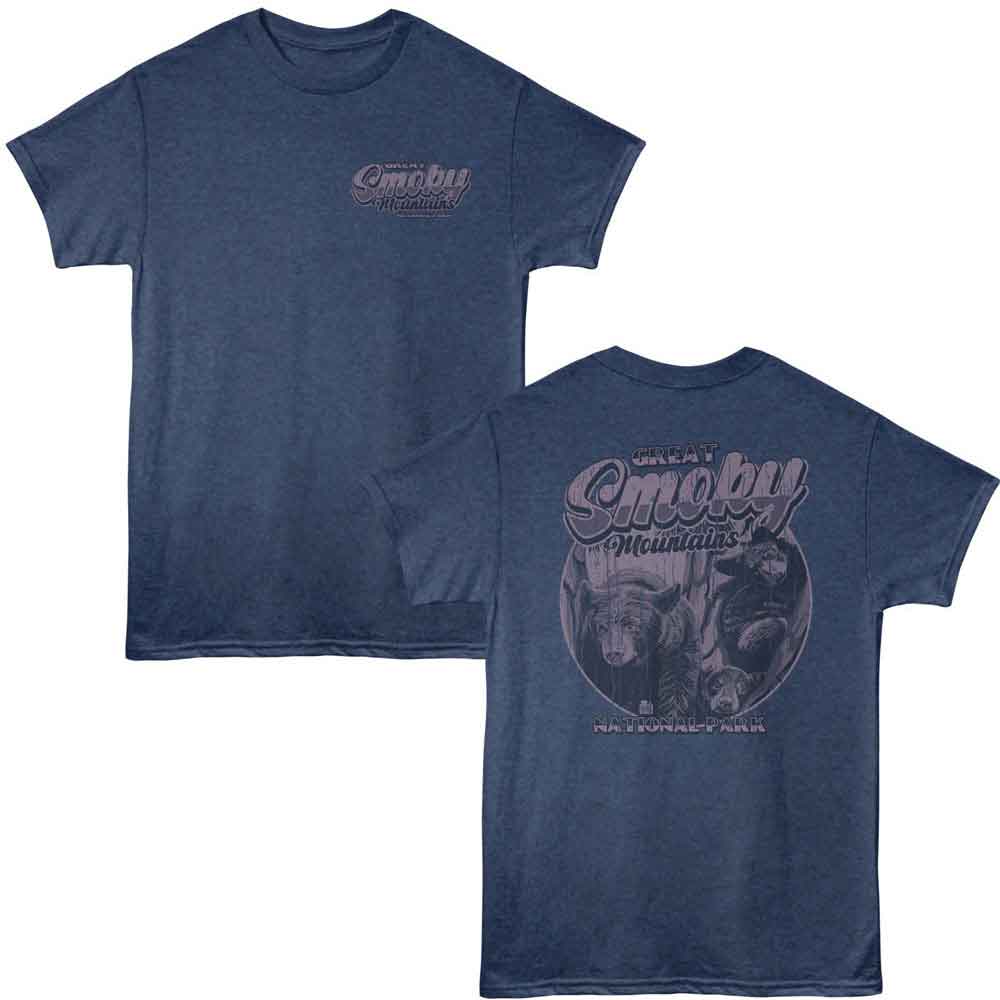Lantern Press NPCA - SMOKY MTN BEARS F B Adult Shirt