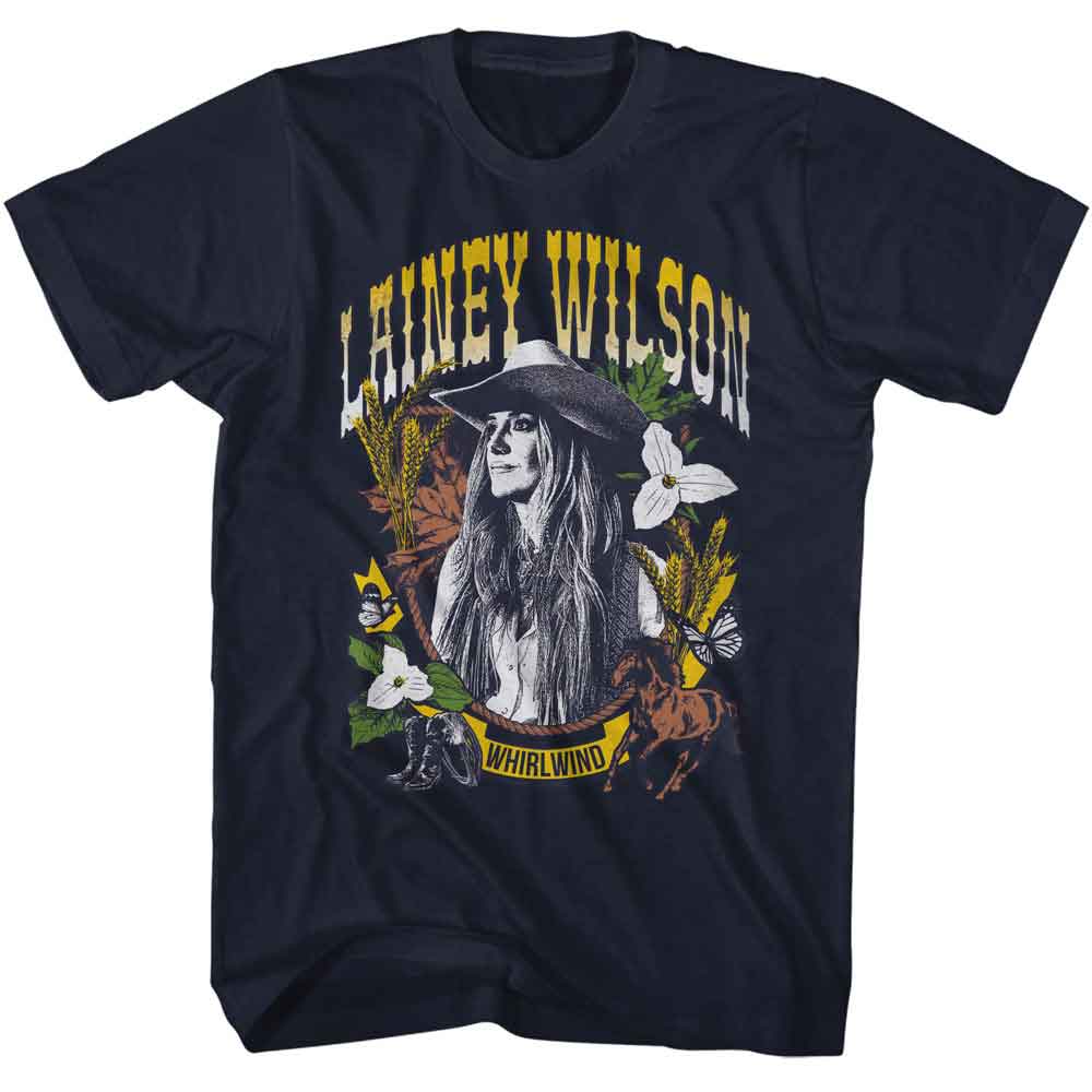 Lainey Wilson - LAINEY WILSON WHIRLWIND WHEAT AND LEAVES Adult Shirt