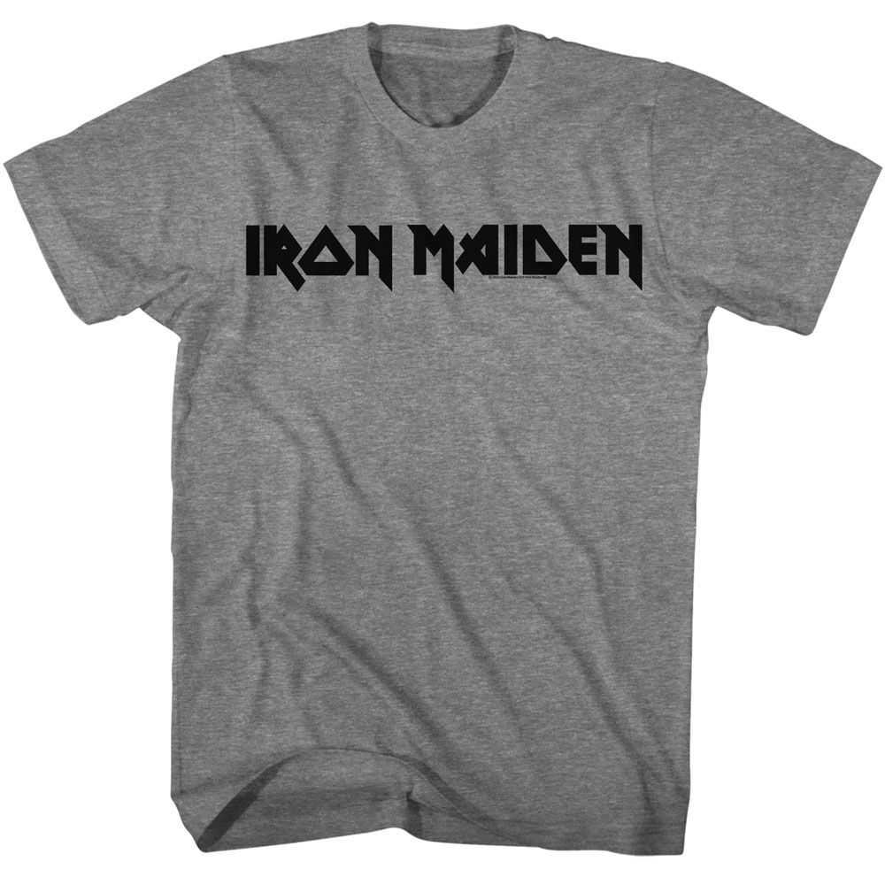 Iron Maiden - IRON MAIDEN 1 COLOR LOGO Adult Shirt