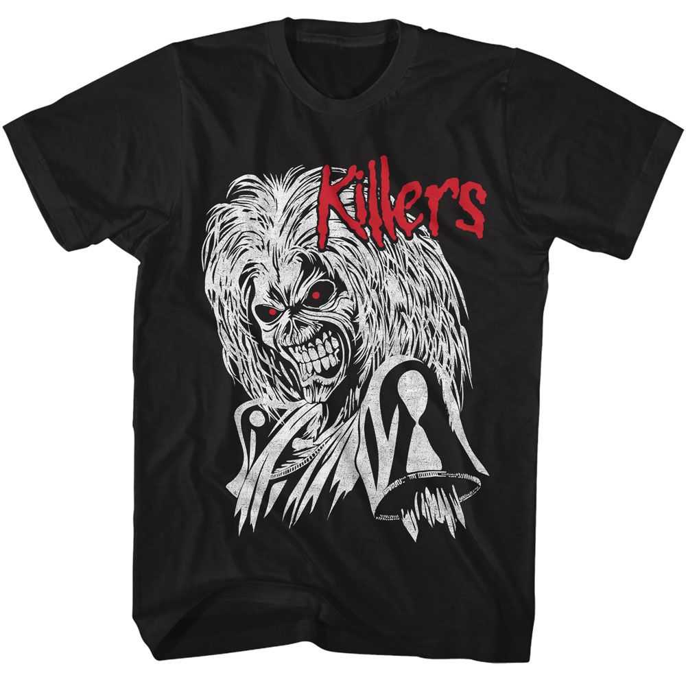 Iron Maiden - IRON MAIDEN RED AND WHITE KILLERS Adult Shirt