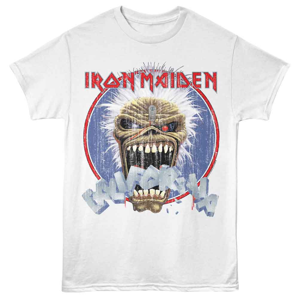 Iron Maiden - IRON MAIDEN CALI STONE TEXT Adult Shirt