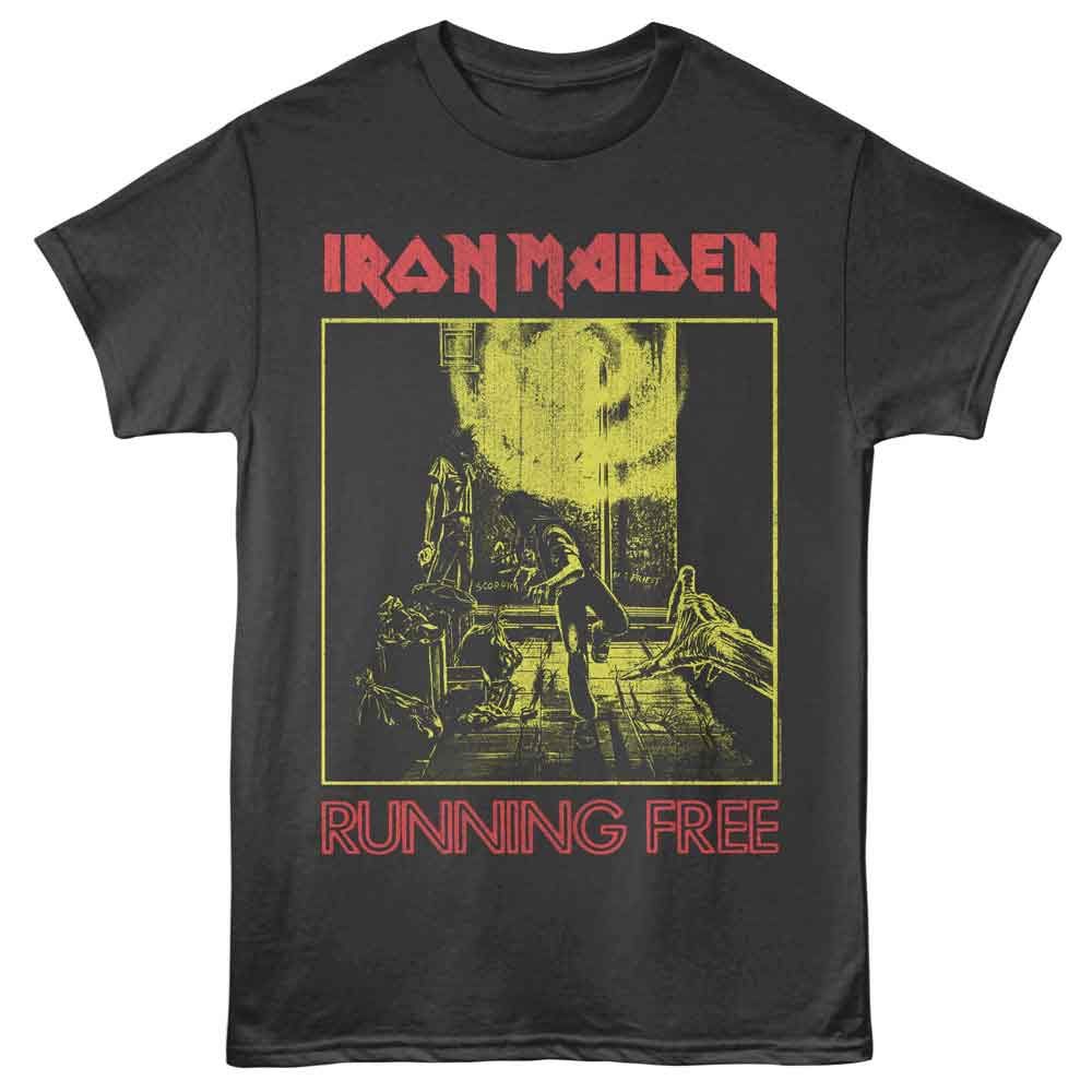 Iron Maiden - IRON MAIDEN RUNNING FREE Adult Shirt