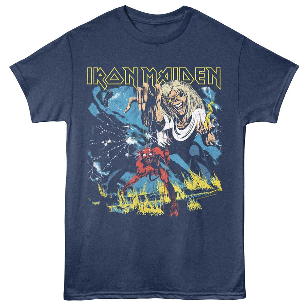 Iron Maiden - IRON MAIDEN NUMBER ALBUM ART Adult Shirt