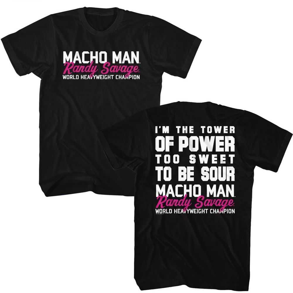 Macho Man - MACHO MAN TOWER OF POWER Adult Shirt