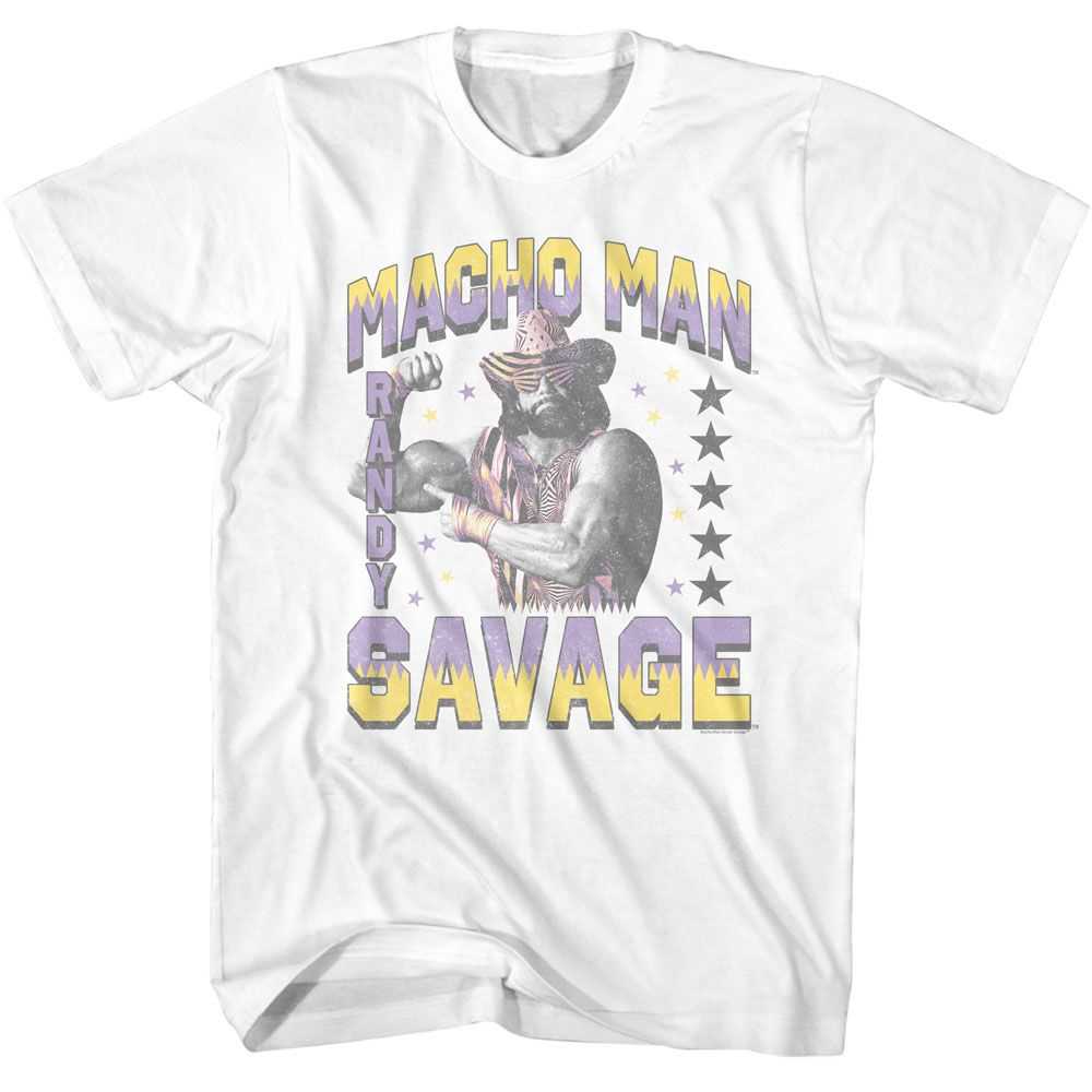 Macho Man - MACHO MAN RANDY AND STARS Adult Shirt