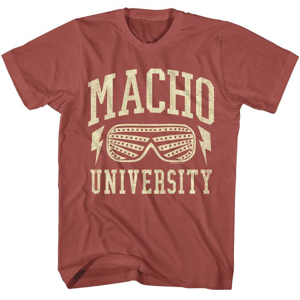 Macho Man - MACHO MAN UNIVERSITY Adult Shirt