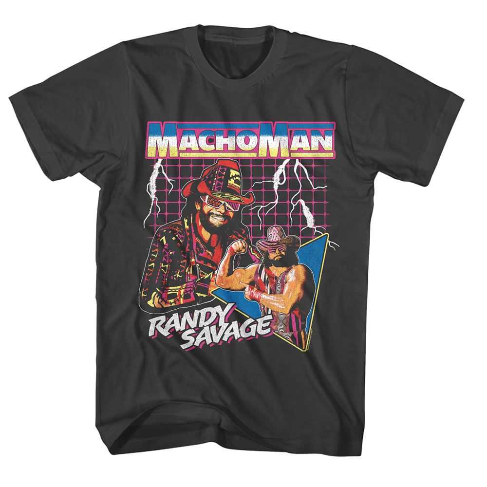 Macho Man - MACHO MAN LIGHTNING Adult Shirt