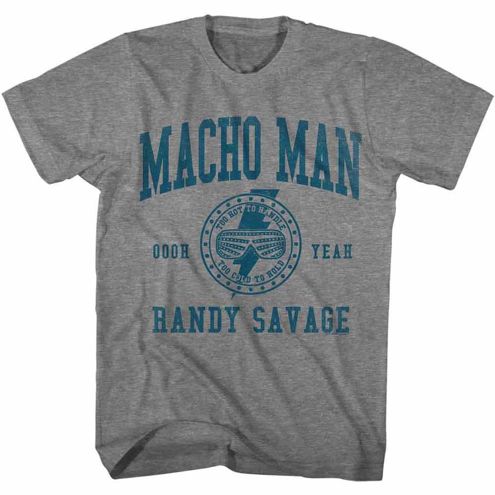 Macho Man - MACHO MAN COLLEGIATE Adult Shirt