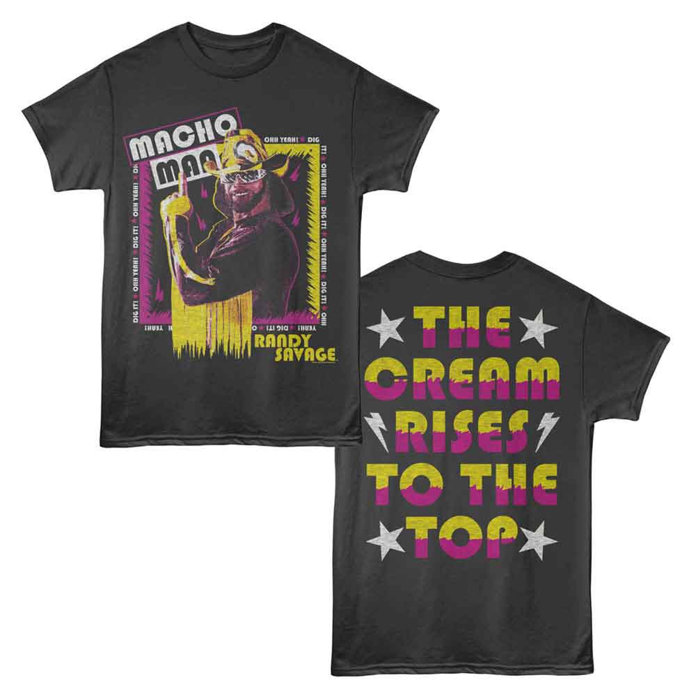 Macho Man - MACHO MAN TO THE TOP Adult Shirt
