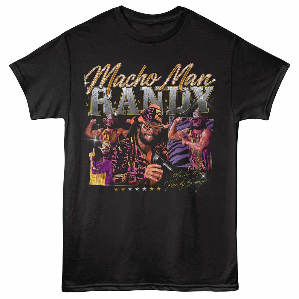 Macho Man - MACHO MAN COLLAGE Adult Shirt